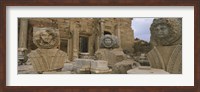 Framed Statues in Leptis Magna, Libya