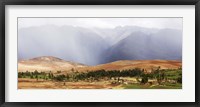 Framed Clouds over mountains, Andes Mountains, Urubamba Valley, Cuzco, Peru