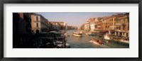 Framed Buildings along a canal, Grand Canal, Venice, Italy