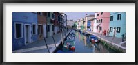 Framed Canal, Burano, Italy