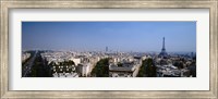 Framed High angle view of a cityscape, Paris, France