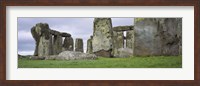 Framed Rock formations of Stonehenge, Wiltshire, England