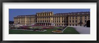 Framed Formal garden in front of a palace, Schonbrunn Palace Garden, Schonbrunn Palace, Vienna, Austria