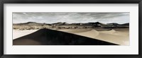 Framed Sand dunes in a desert, Namib Desert, Namibia