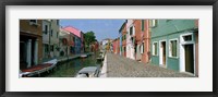 Framed Burano, Venice, Veneto, Italy