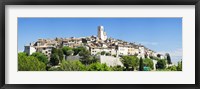 Framed Low angle view of a walled city, Saint Paul De Vence, Provence-Alpes-Cote d'Azur, France