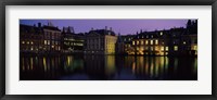 Framed Buildings at the waterfront, Binnenhof, The Hague, South Holland, Netherlands