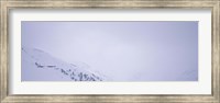 Framed High angle view of a ski resort, Arlberg, St. Anton, Austria