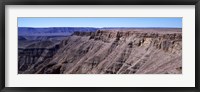 Framed High angle view of a canyon, Fish River Canyon, Namibia