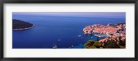 Framed Buildings at the waterfront, Dubrovnik, Dalmatia, Croatia