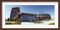 Framed Facade of a stadium, Lambeau Field, Green Bay, Wisconsin, USA