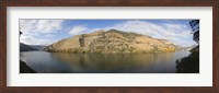 Framed Vineyards at the riverside, Cima Corgo, Duoro River, Douro Valley, Portugal