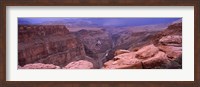 Framed Toroweap Overlook with River, North Rim, Grand Canyon National Park, Arizona, USA