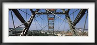 Framed Ferris wheel frame, Prater Park, Vienna, Austria