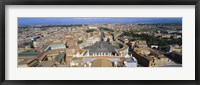 Framed Overview of the historic centre of Rome and St. Peter's Square, Vatican City, Rome, Lazio, Italy