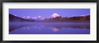 Framed Reflection of mountains in a river, Oxbow Bend, Snake River, Grand Teton National Park, Teton County, Wyoming, USA