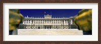 Framed Facade of a palace, Madrid Royal Palace, Madrid, Spain