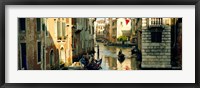 Framed Boats in a canal, Castello, Venice, Veneto, Italy