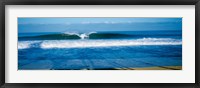 Framed Waves in the ocean, North Shore, Oahu, Hawaii