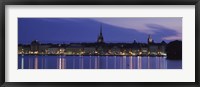 Framed Buildings at the waterfront, Lake Malaren, Gamla Stan, Stockholm, Sweden