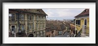 Framed Buildings in a city, Town Center, Big Square, Sibiu, Transylvania, Romania