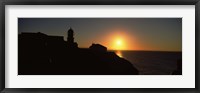 Framed Lighthouse on the coast, Cape Sao Vincente, Sagres, Algarve, Portugal