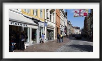 Framed Stores in a street, Bruges, West Flanders, Belgium