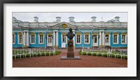 Framed Facade of a palace, Tsarskoe Selo, Catherine Palace, St. Petersburg, Russia