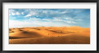 Framed Sahara Desert landscape, Morocco