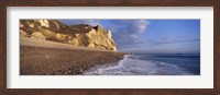 Framed Surf on the beach, Hooken Beach, Branscombe, Devon, England