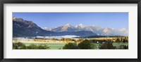 Framed King's Region and Allgau Alps, Bavaria, Germany