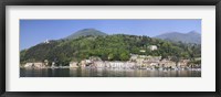 Framed Houses in a town at the waterfront, Toscolano-Maderno, Lake Garda, Lombardy, Italy