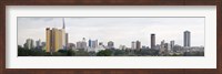 Framed Skyline in a city, Nairobi, Kenya 2011