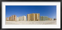 Framed Beachfront buildings on Gulf Of Mexico, Orange Beach, Baldwin County, Alabama, USA