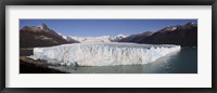 Framed Glaciers with mountain range in the background, Moreno Glacier, Argentine Glaciers National Park, Patagonia, Argentina