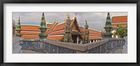 Framed Grand Palace (Phra Borom Maha Ratcha Wang) is a complex of buildings at the heart of Bangkok, Thailand