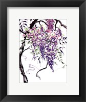 Framed Wisteria Garden I