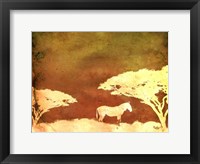 Framed Safari Sunrise III