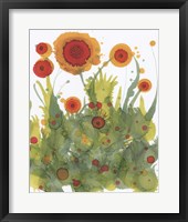 Framed Poppy Whimsy II