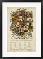 Framed Edmondson Heraldry III