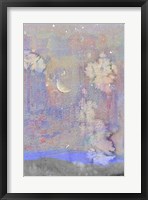 Silvery Moon I Framed Print