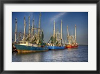 Shrimp Boats III Framed Print