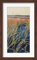 Framed Pastel Wetlands I