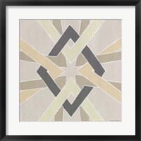 Non-Embellished Deco Stitch III Framed Print