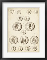 Antique Roman Coins III Framed Print