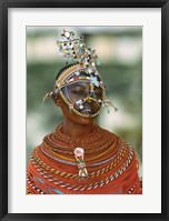 Framed Portrait of a teenage girl smiling, Kenya