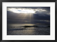 Framed Sun Shining through Dark Clouds, Lady's Cove, The Copper Coast, County Waterford, Ireland