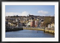 Framed Kneeling Canoe, River Lee, Cork City, Ireland