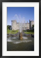 Framed Kilkenny Castle - rebuilt in the 19th Century, Kilkenny City, County Kilkenny, Ireland