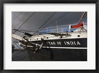 Framed Maritime museum on a ship, Star of India, San Diego, California, USA